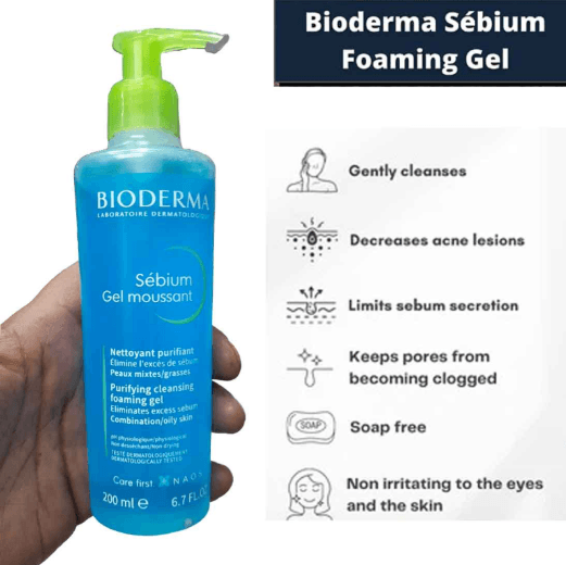 نتائج استخدام SEBIUM Moussant قبل وبعد